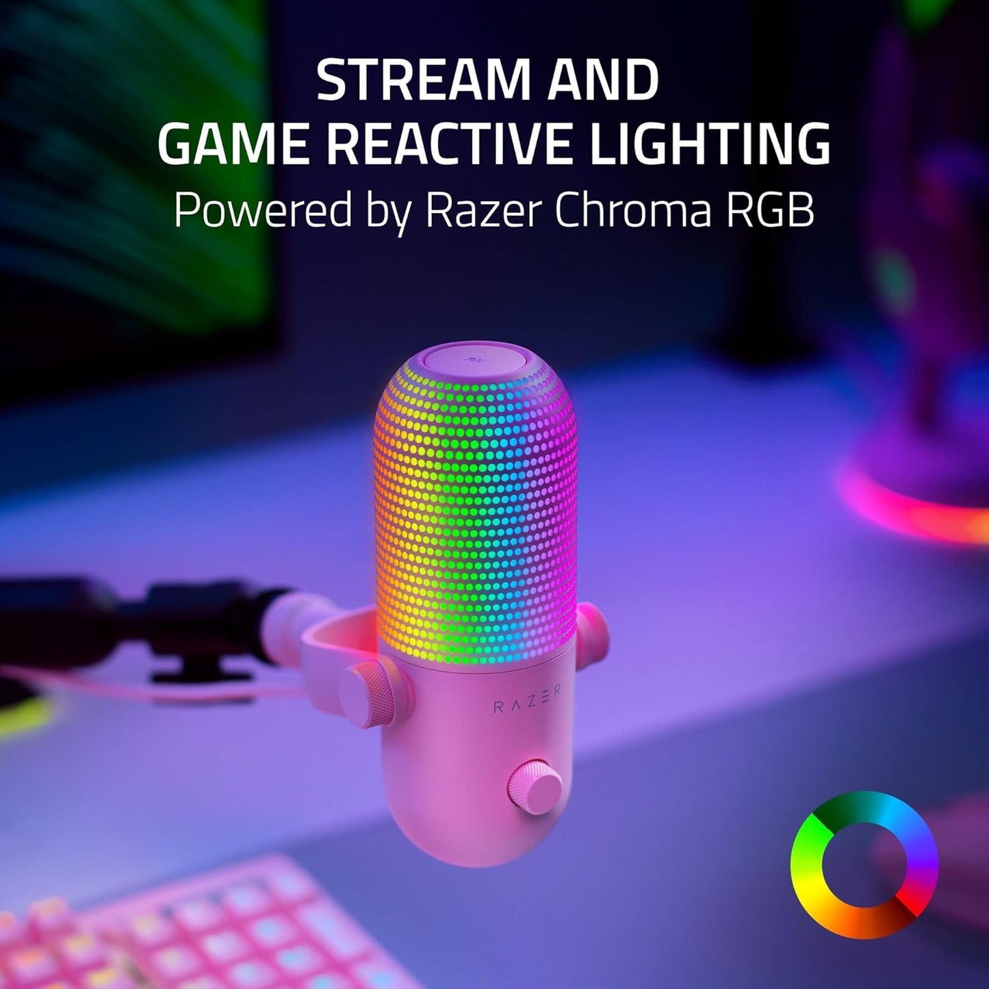 Razer RZ19-05060300-R3U1 Seiren V3 Chroma USB Microphone