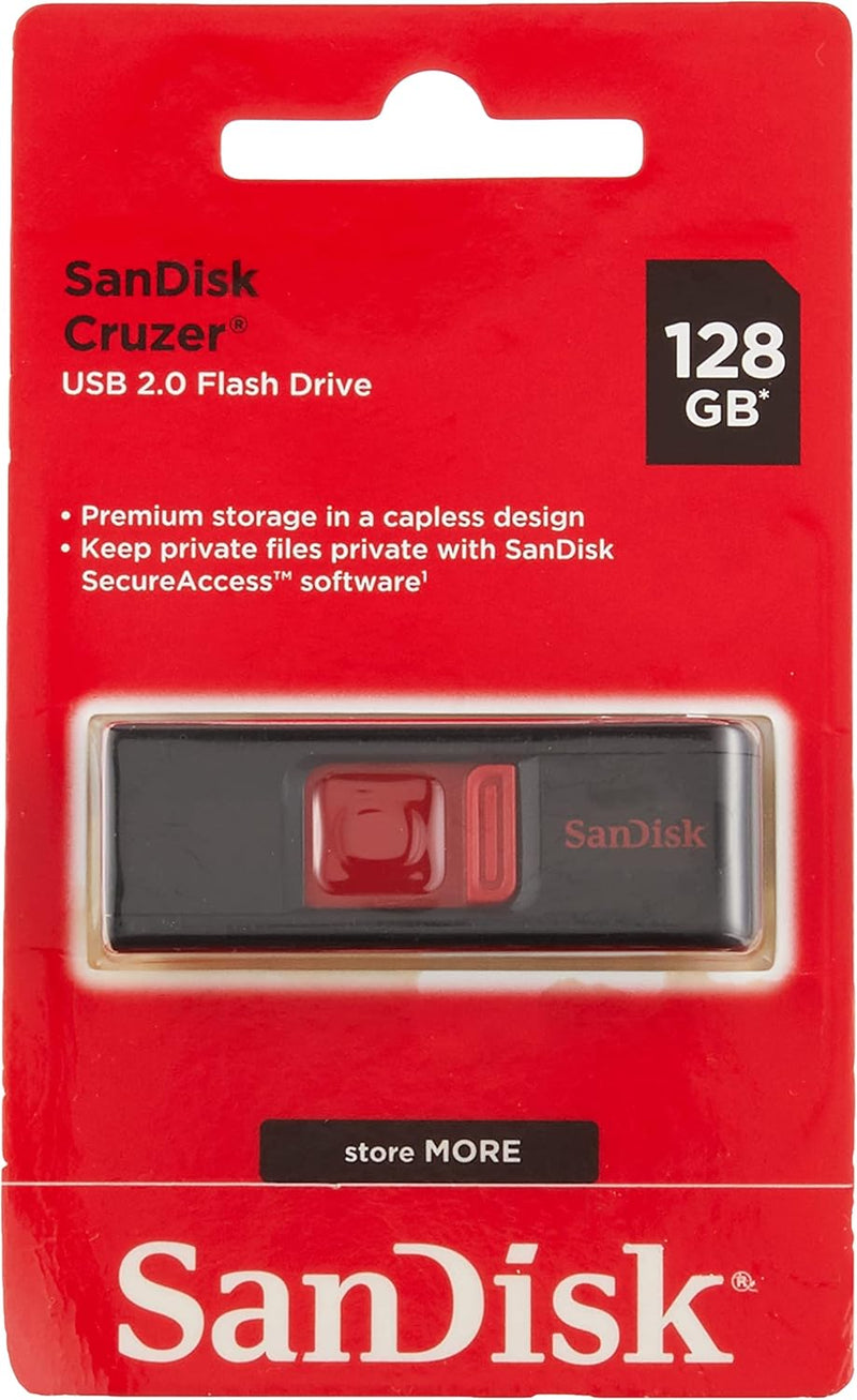 SanDisk SDCZ36-128G-B35 128GB Cruzer USB 2.0 Flash Drive — main product image