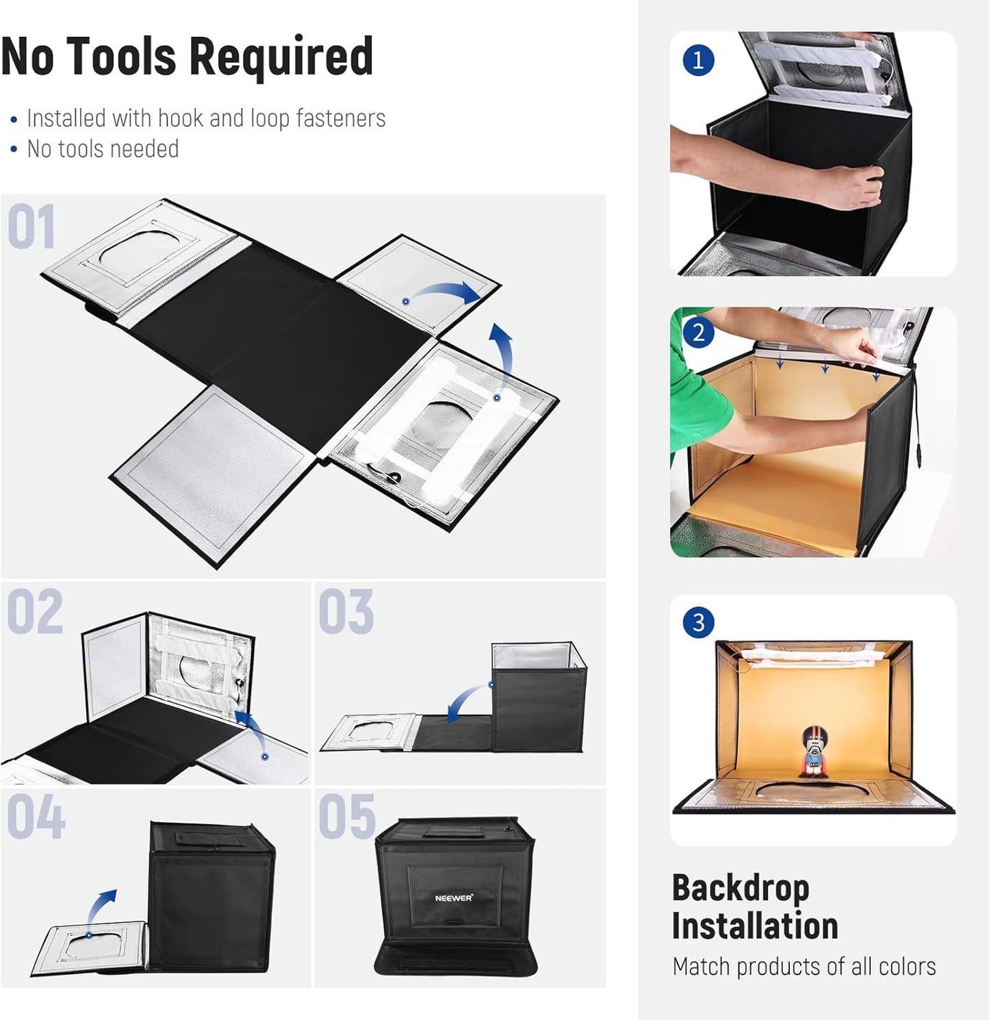 Neewer Foldable Portable Photo Studio Light Box