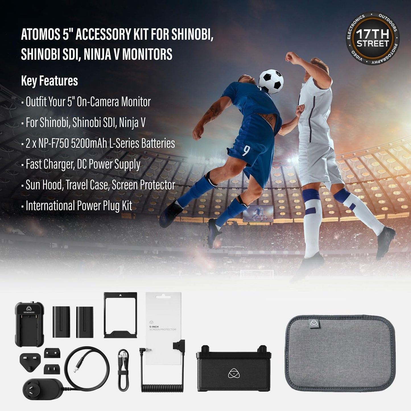 Atomos Ninja 5.2" 4K HDMI Recording Monitor Bundle