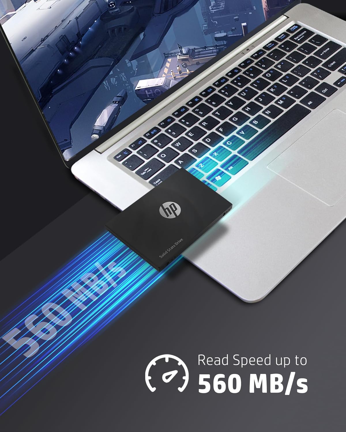 HP S750 512GB 2.5" SATA III Internal SSD