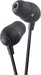 JVC HAFX32B Marshmallow Earbuds - Black — main product image