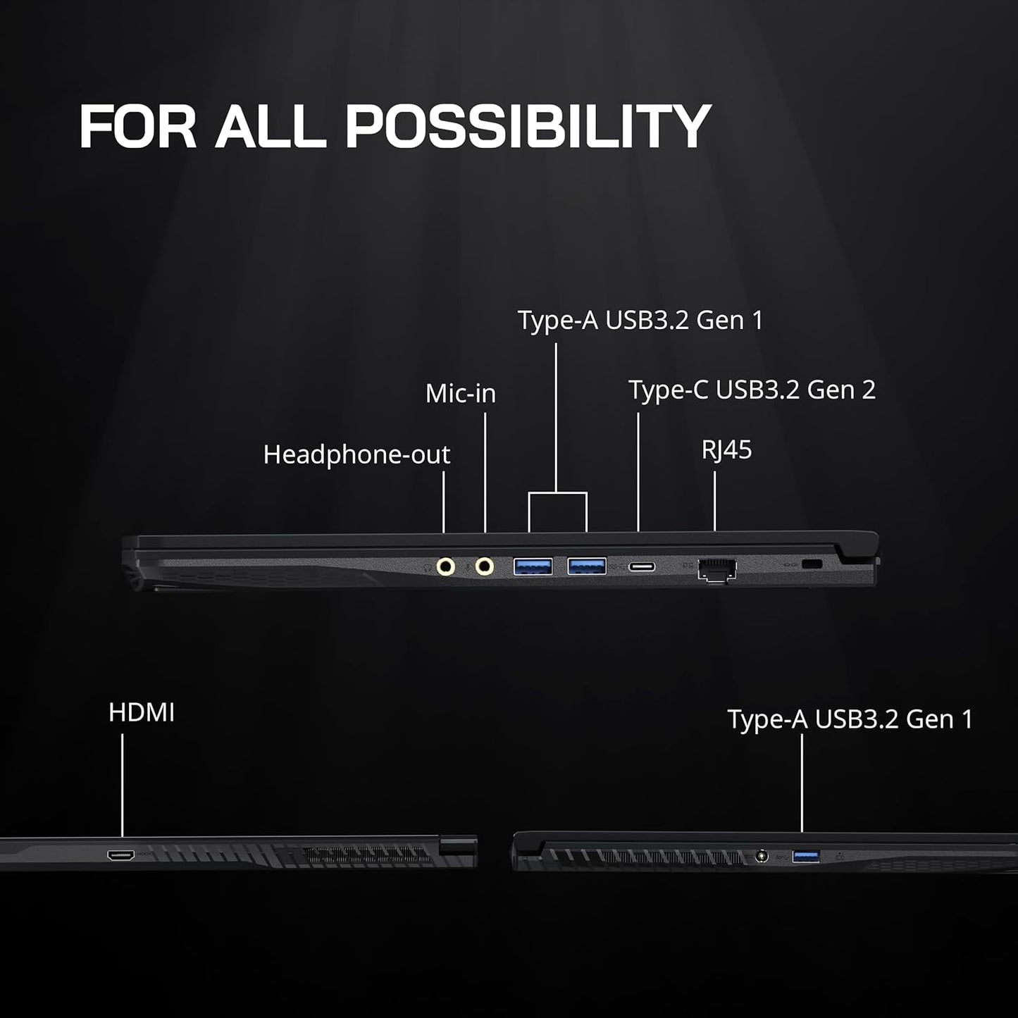 MSI THIN GF63 i5 RTX 2050 144Hz Gaming Laptop Bundle