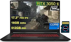 MSI Katana GF76 RTX 3050 Ti Gaming Laptop — main product image