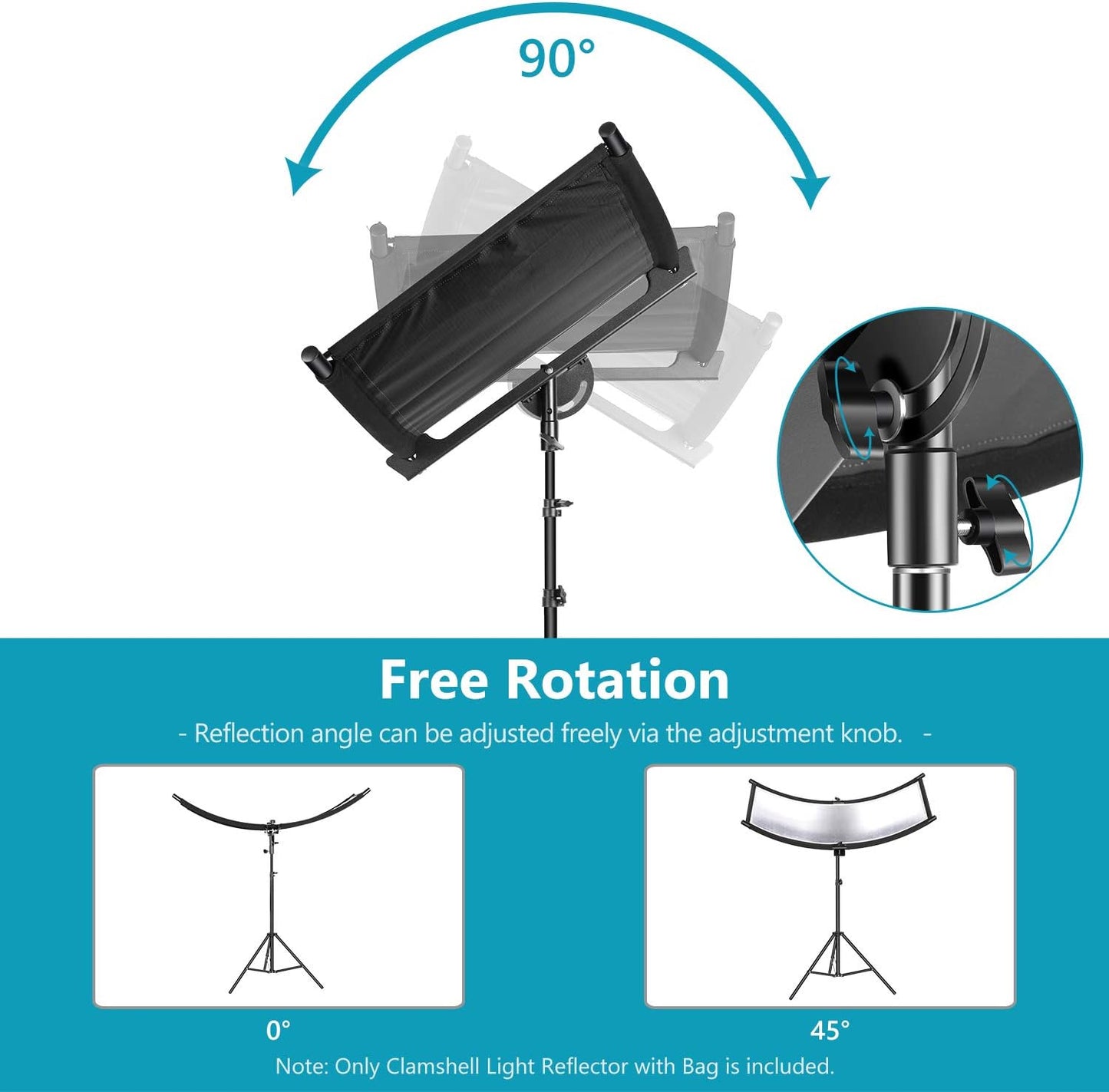 Neewer 10096860 Clamshell Lighting Reflector Kit
