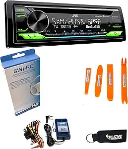 JVC KD-T915BTS Car Stereo CD Bluetooth Alexa SiriusXM SWI-RC — main product image