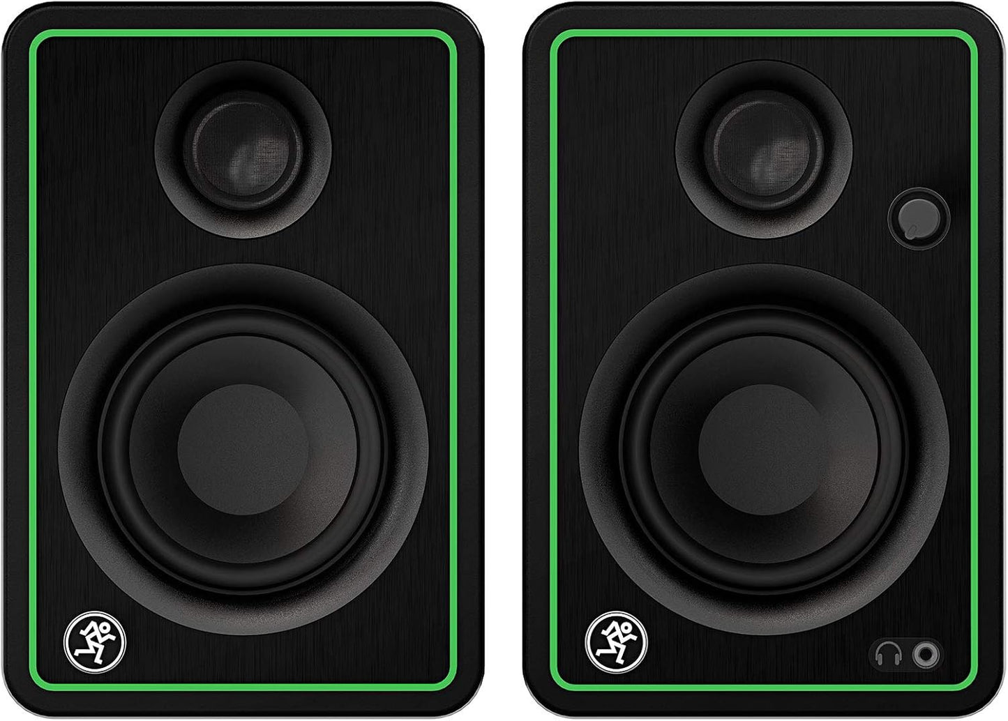 Mackie CR3-X Rockville RCM03 Pro Studio Monitor Speaker Bundle