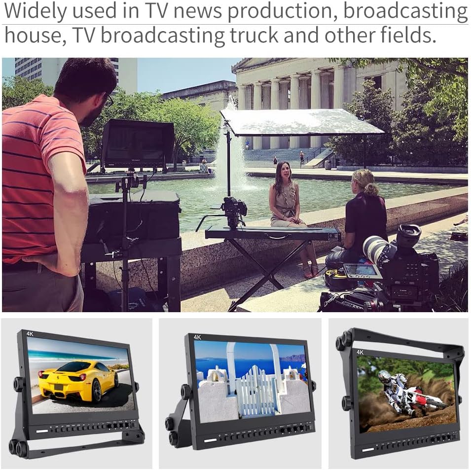 FEELWORLD 4K133-9HSD 13.3" Camera Monitor - 4K Ultra HD Broadcast