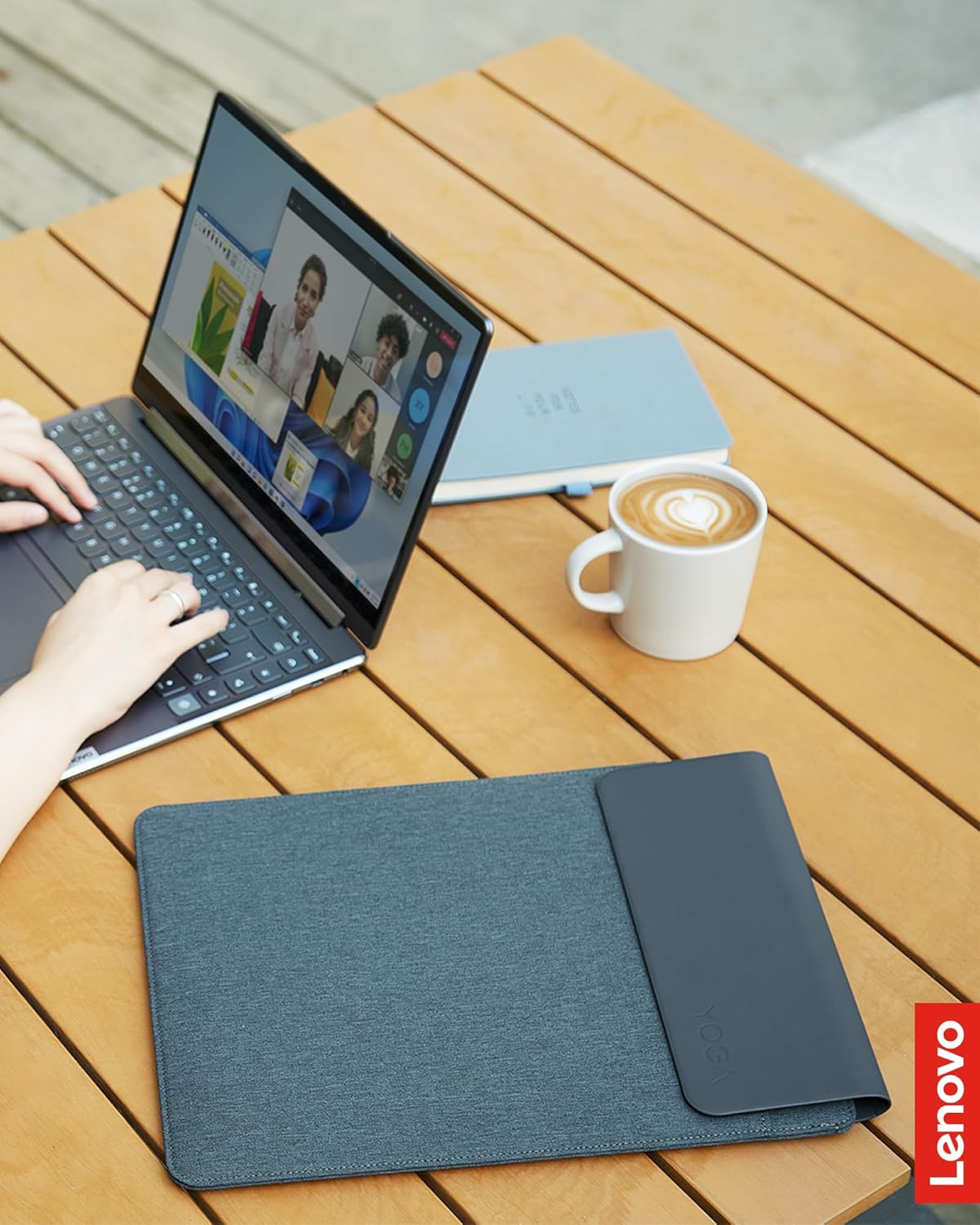 Lenovo GX41K68626 Slim Laptop Sleeve 14 Inch Teal