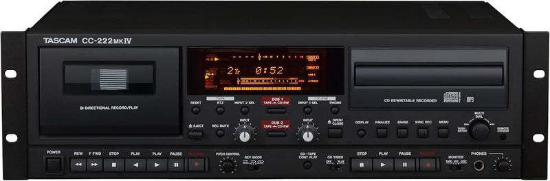 Tascam CC-222MK4 CD/Cassette Recorder Combo Deck — main product image