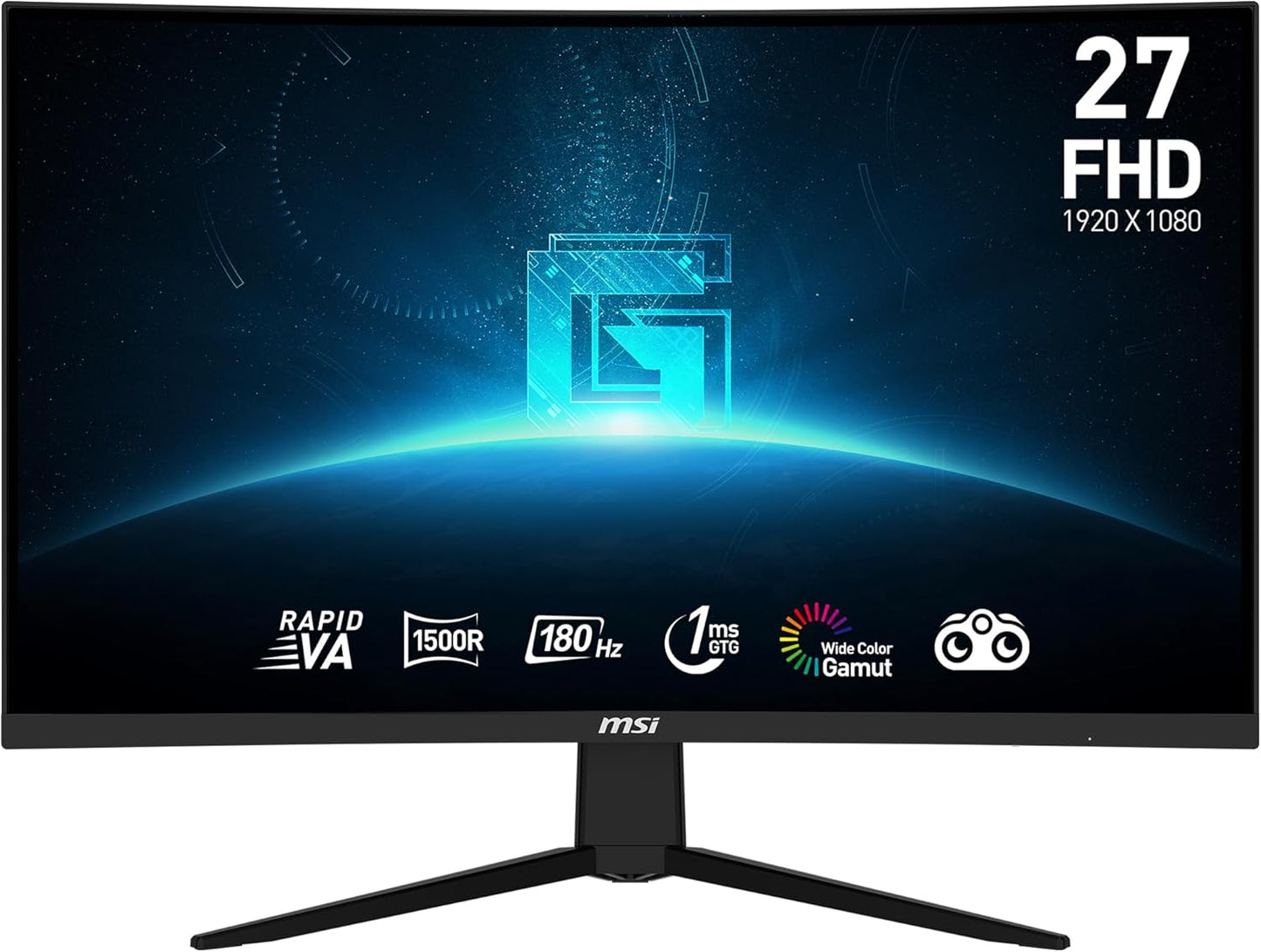 MSI G27C3F 27" 180Hz Curved Gaming Monitor FHD 1ms FreeSync