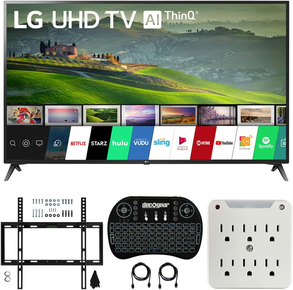 LG E3LG70UM6970 70" HDR 4K UHD Smart LED TV Bundle