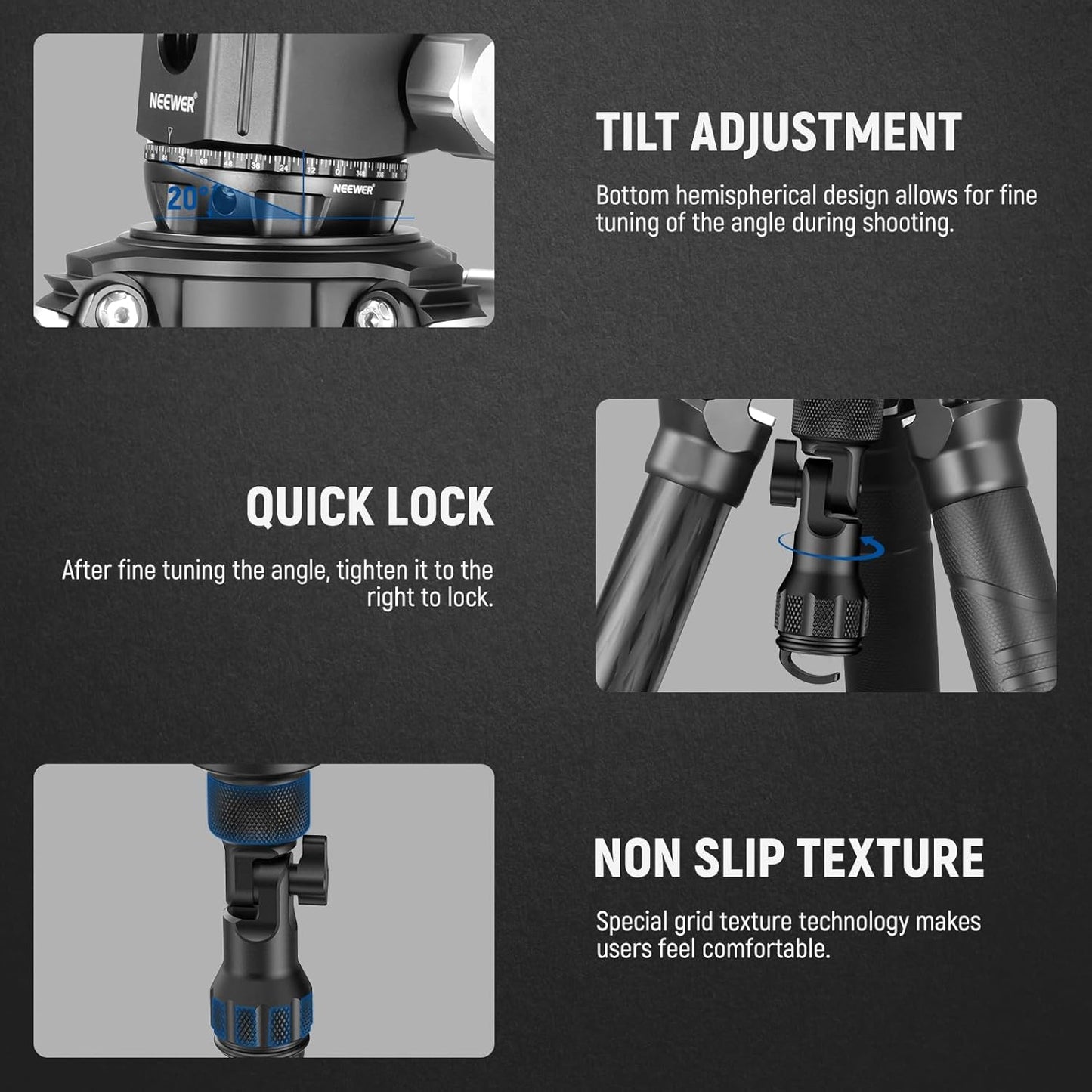 Neewer 10102485 75mm Tripod Leveling Base Adapter