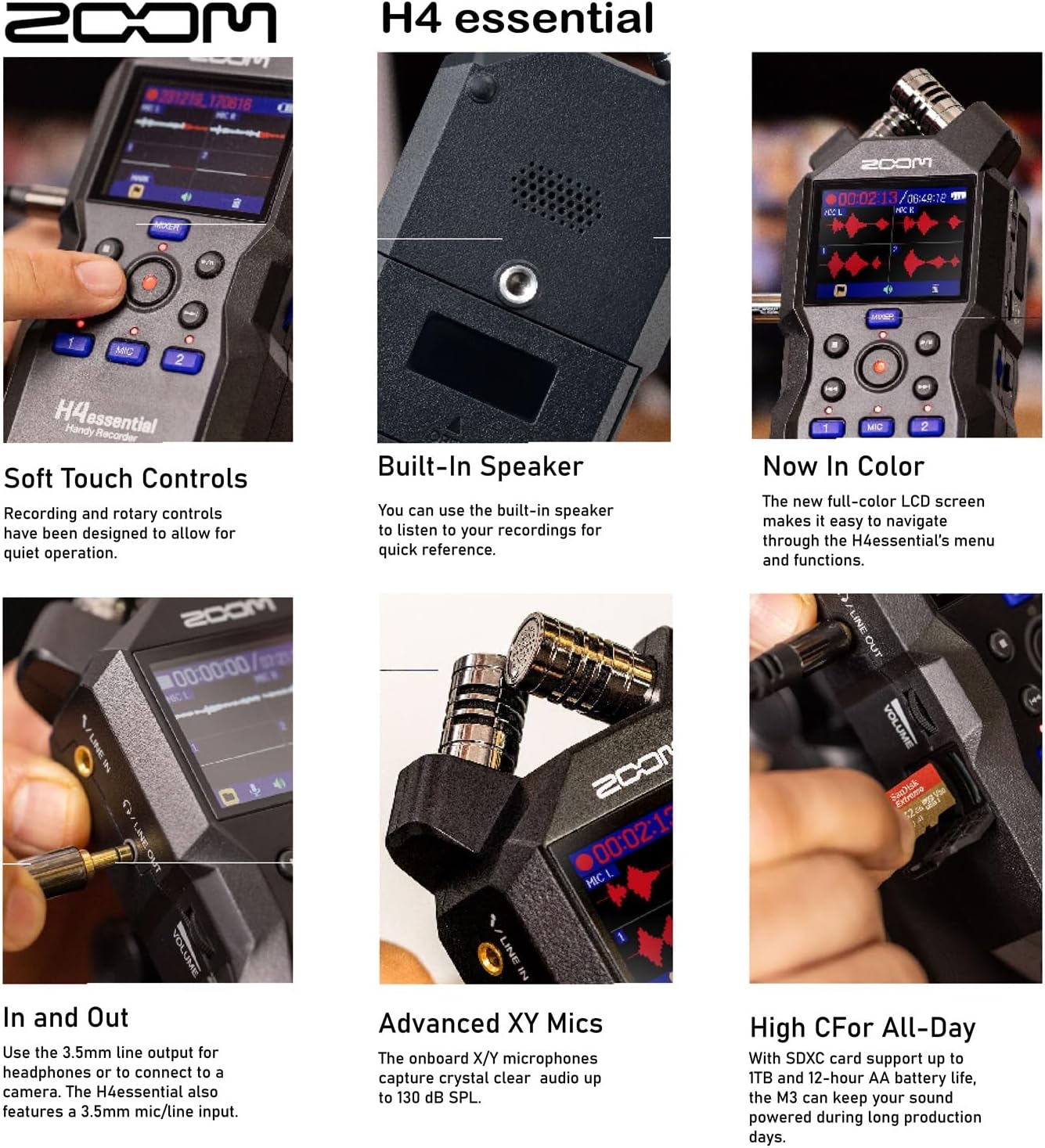 Zoom H4essential Handy Recorder Bundle