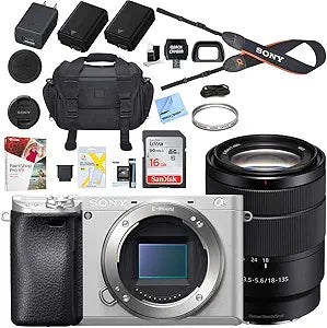 Sony E55SNILCE6300MS a6300 Mirrorless Camera - 18-135mm Lens Kit