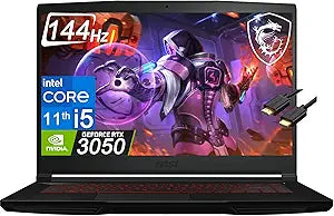 MSI GF63 Thin i5 RTX 3050 144Hz Gaming Laptop — main product image