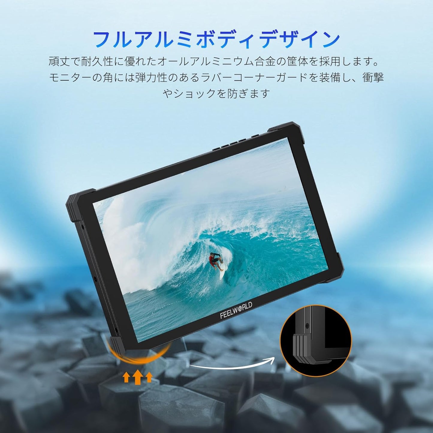 FEELWORLD T10 10.1" 4K HDMI Touchscreen Camera Monitor