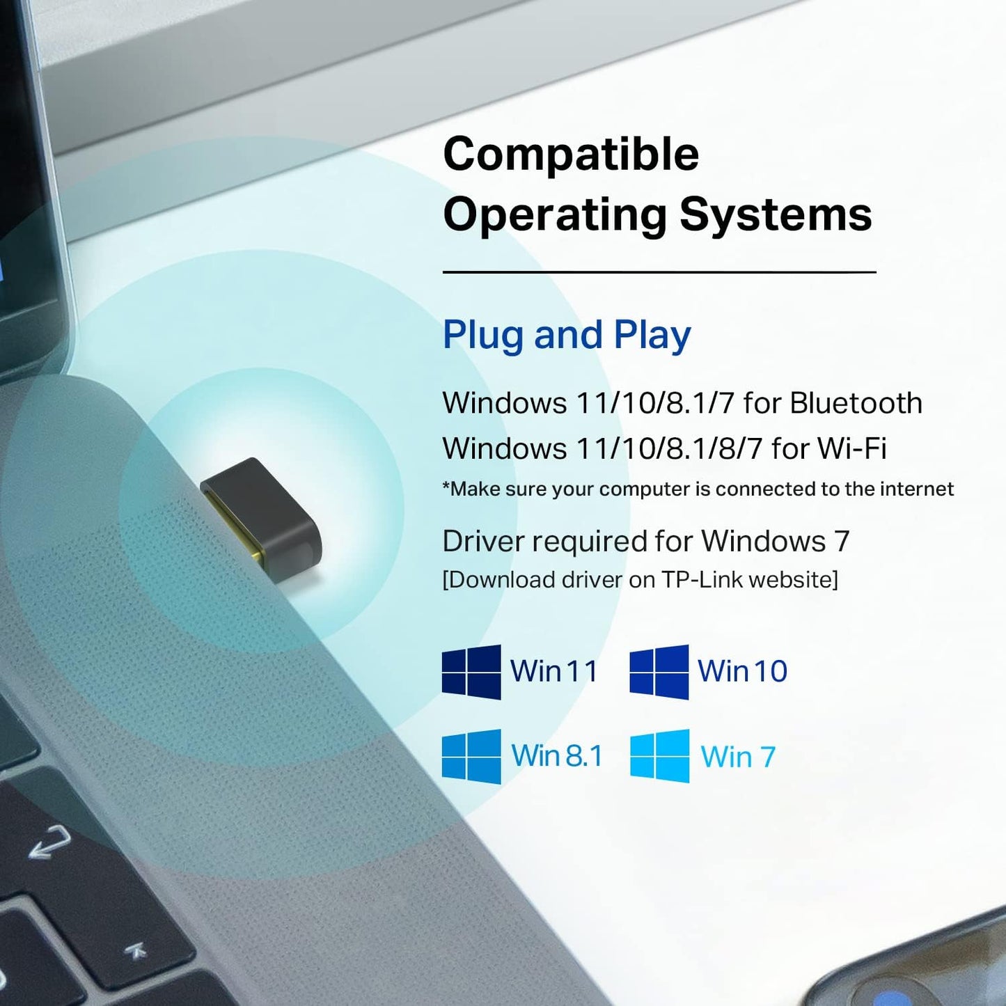 TP-Link Archer T2UB Nano AC600 WiFi Bluetooth Adapter