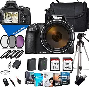 Nikon P1000 COOLPIX Digital Camera 125x Zoom Bundle