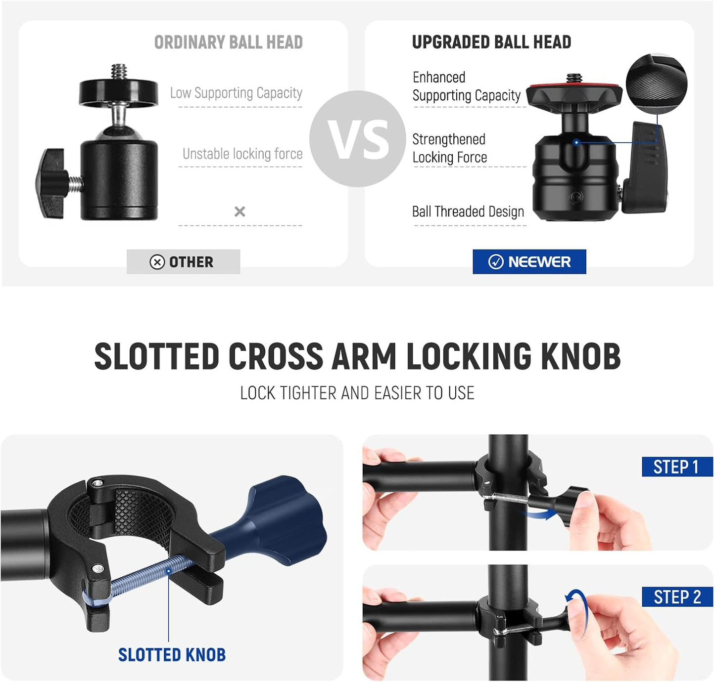 Neewer 10101836 Table Camera Mount Stand with Flexible Arm