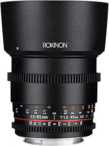 Rokinon DS85M-C Cine DS 85mm T1.5 Canon EF Lens