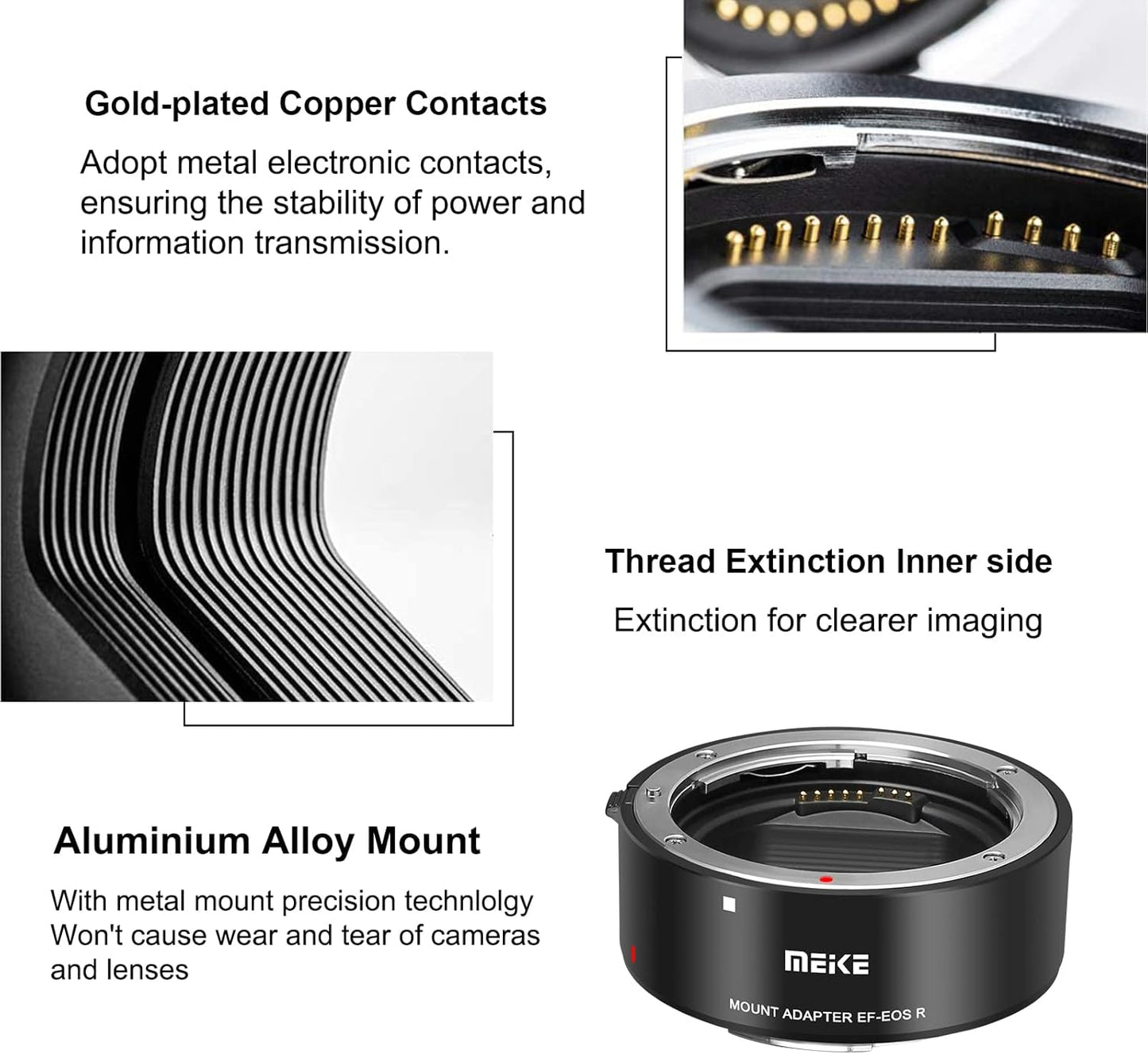 Meike EF-EOS R Lens Adapter: Auto-Focus for Canon EOS R