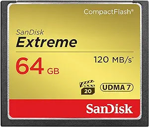 SanDisk SDCFXSB-064G-G46 64GB Extreme CompactFlash Memory Card