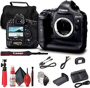 Canon 5253B002 EOS-1D X DSLR Body Bundle (Renewed)
