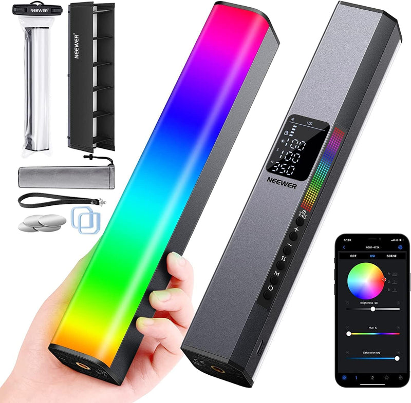 Neewer 10101412 RGB LED Handheld Video Light Stick — main product image