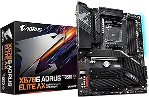 Gigabyte X570S AORUS ELITE AX Ryzen Gaming Motherboard