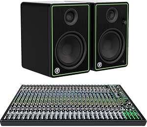 Mackie CR5-X/ProFX30v3 Studio Monitor & 30-Channel Mixer Bundle
