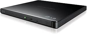 LG GP65NB60 Ultra Slim Portable DVD Writer - Black — main product image