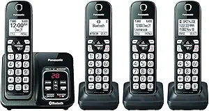 Panasonic KX-TGD564M Cordless Phone with Bluetooth & Answering Machine
