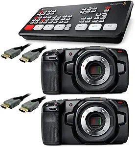 Blackmagic Design ATEM Mini Live Switcher Camera Bundle