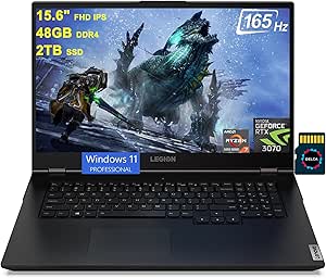 Lenovo Legion 5 15" Gaming Laptop RTX 3070 48GB RAM