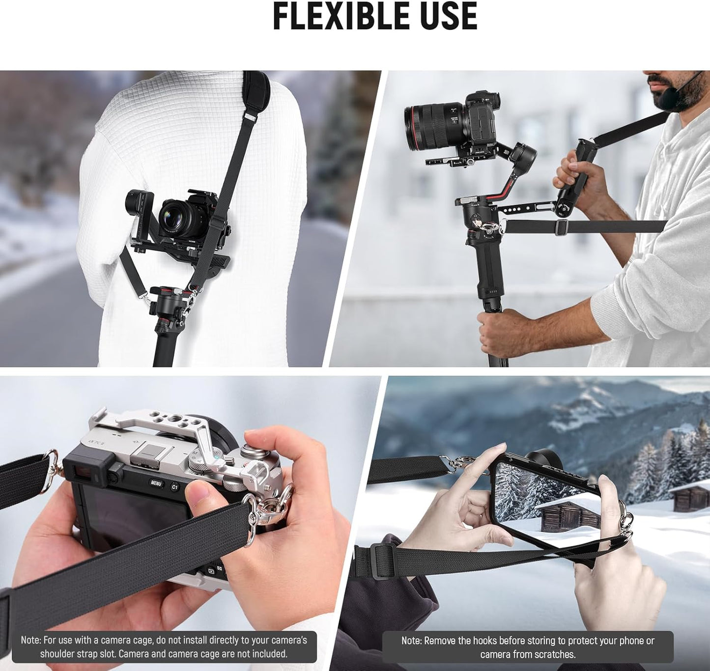 Neewer GA014 Ronin Stabilizer Neck Shoulder Strap