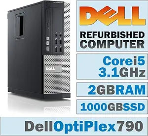 Dell OptiPlex 790 SFF i5 2GB 1TB SSD Windows 7 Pro
