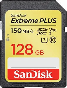 SanDisk SDSDXW5-128G 128GB Extreme Plus SD Card