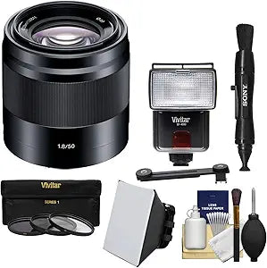 Sony K-91776-10 Alpha E-Mount 50mm f/1.8 OSS Lens Kit