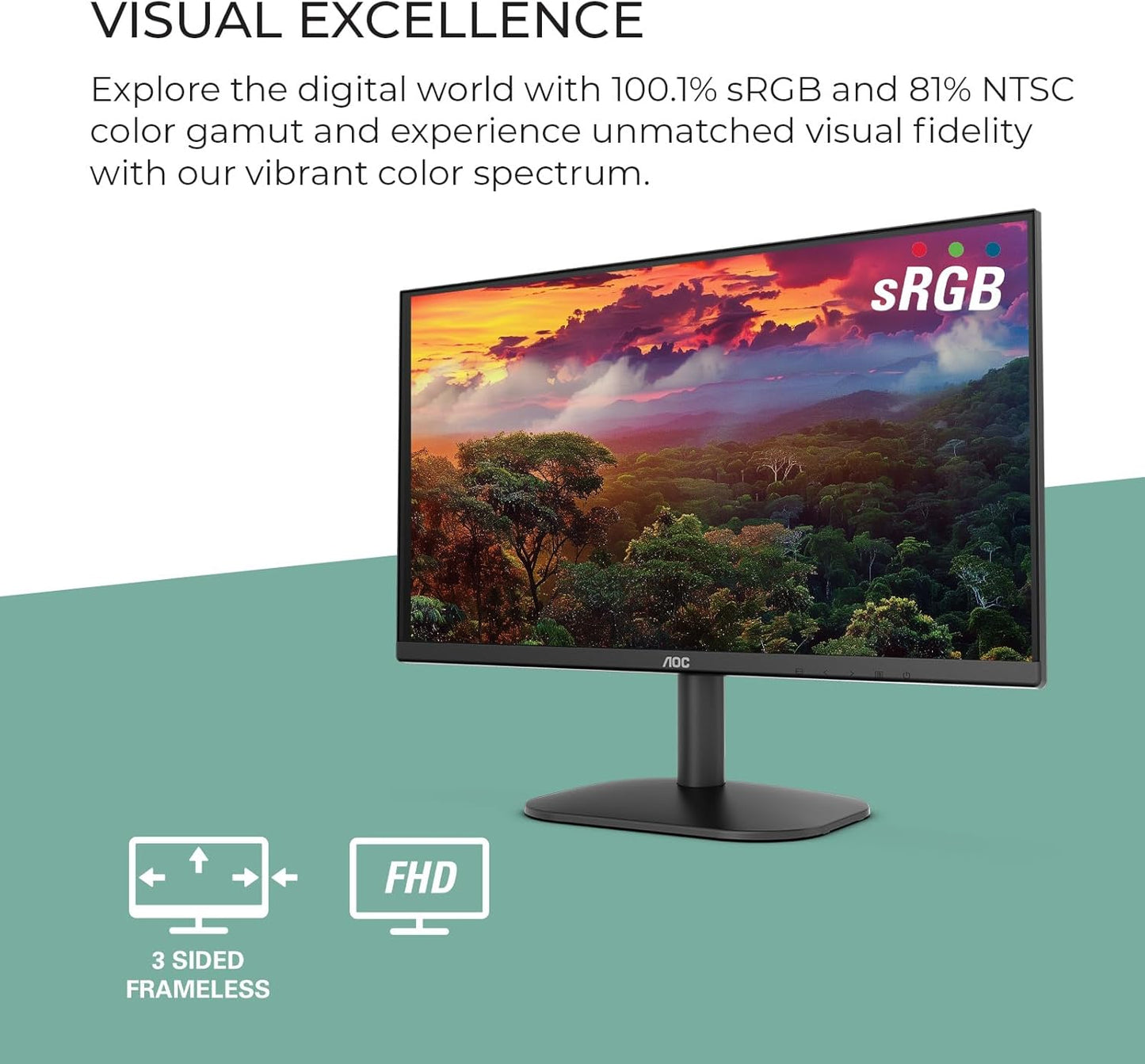 AOC 22B2HM2 22" 100Hz FHD Adaptive Sync Monitor