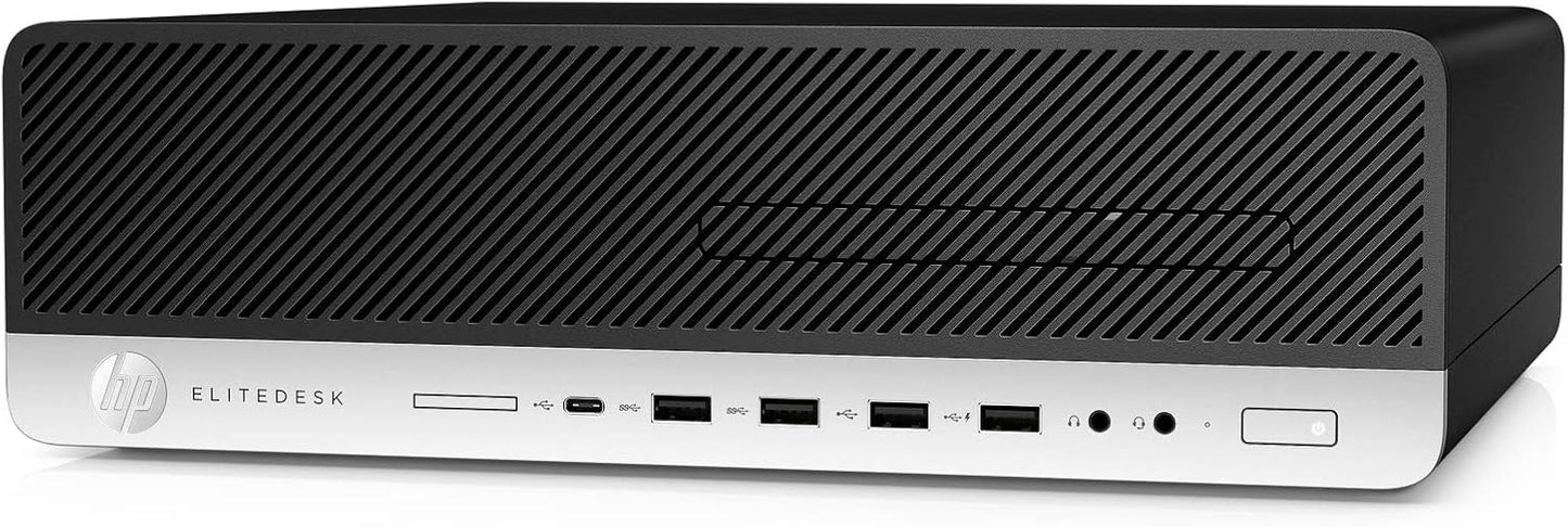 HP EliteDesk 800 G3 SFF i5 Desktop, 16GB, 128GB SSD (Renewed)