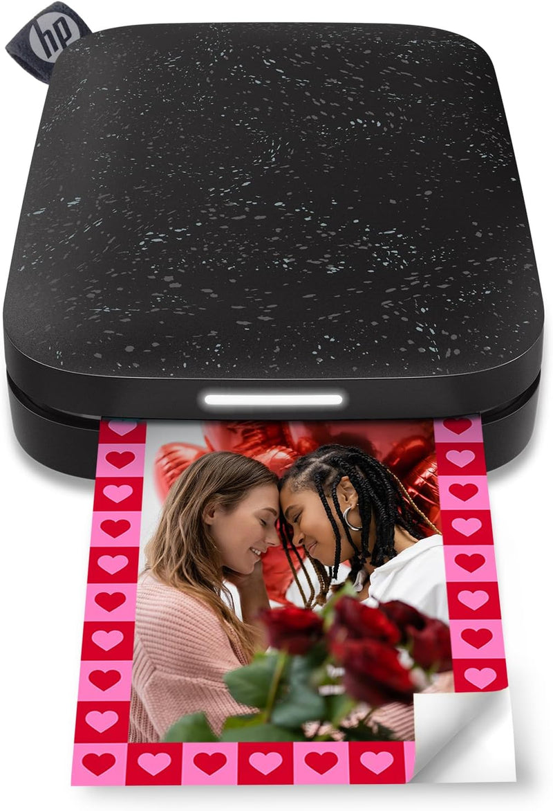 HP 1AS86A#B1H Sprocket Instant Photo Printer, Black — main product image