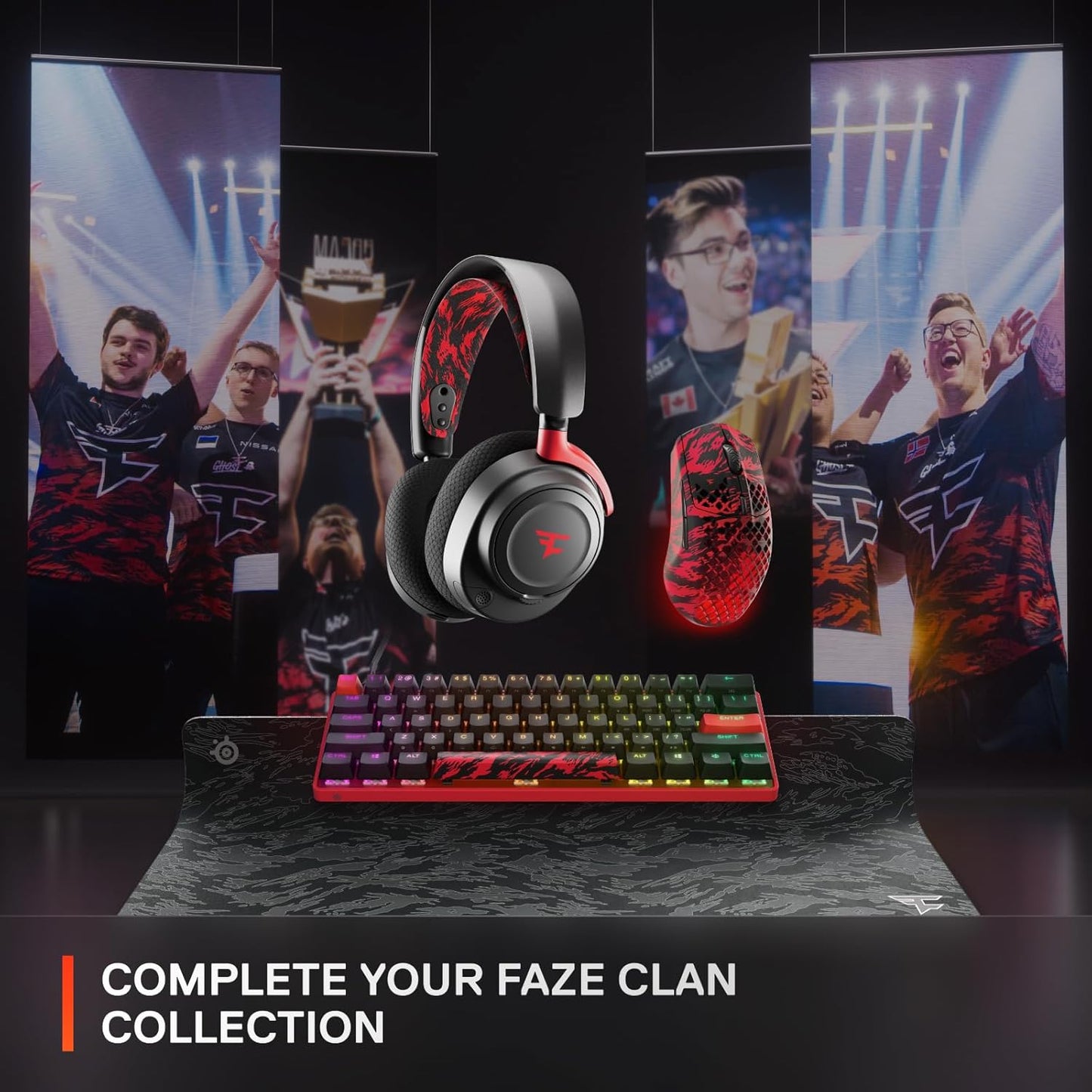 SteelSeries 63428 QcK FaZe Clan Edition Gaming Mousepad XXL