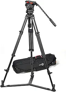 Sachtler 0371A ENG 75/2 D Aluminum Tripod FSB 4 Fluid Head