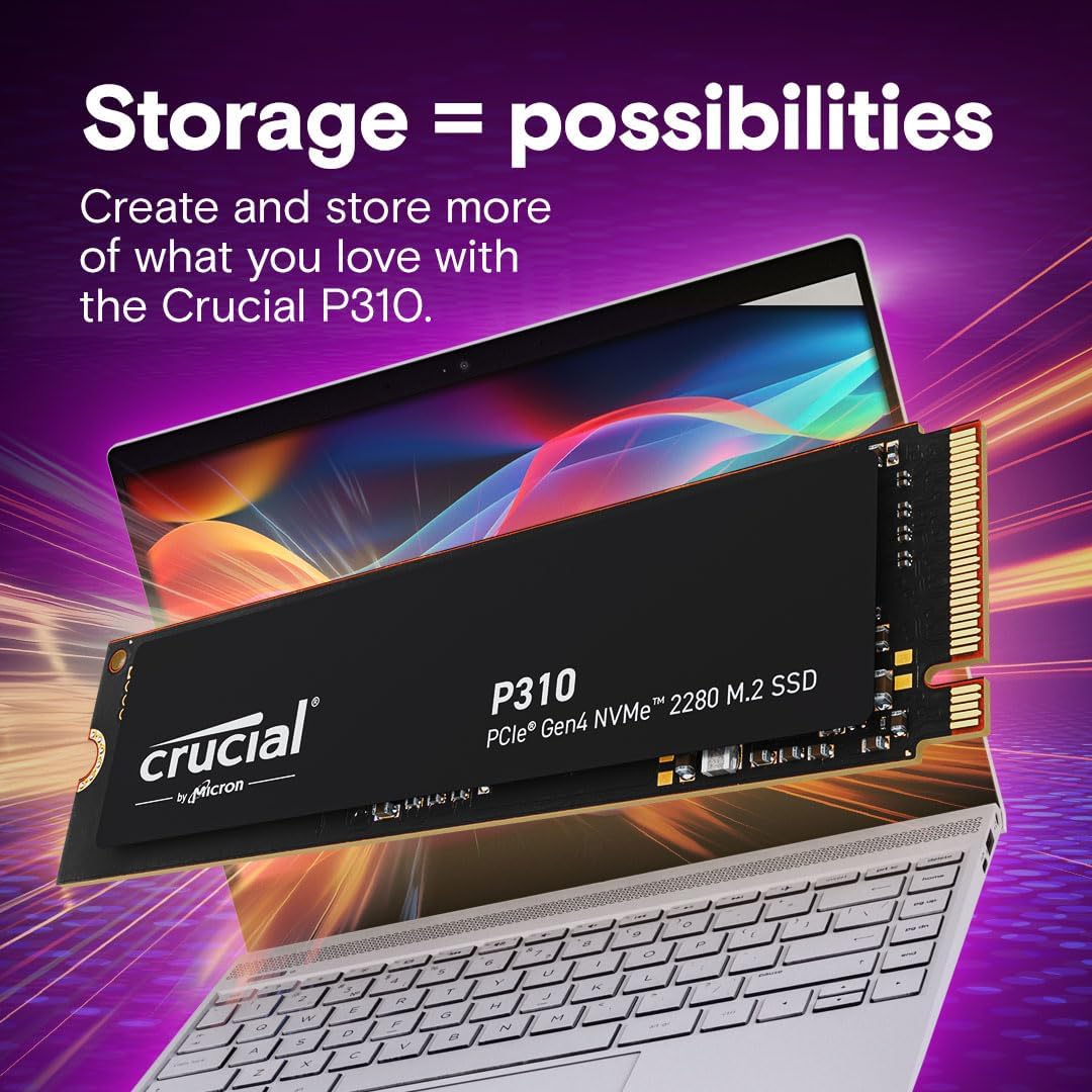 Crucial CT500P310SSD801 P310 500GB Gen4 NVMe SSD