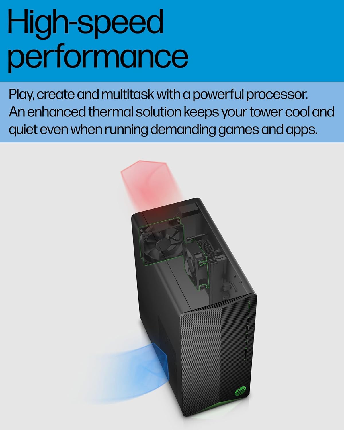 HP Pavilion TG01 Desktop - i5, 32GB RAM, 1TB SSD