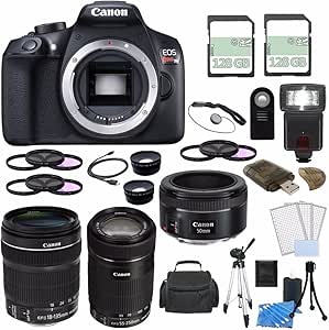 Canon 0020C001-64 EOS Rebel T6 DSLR Bundle