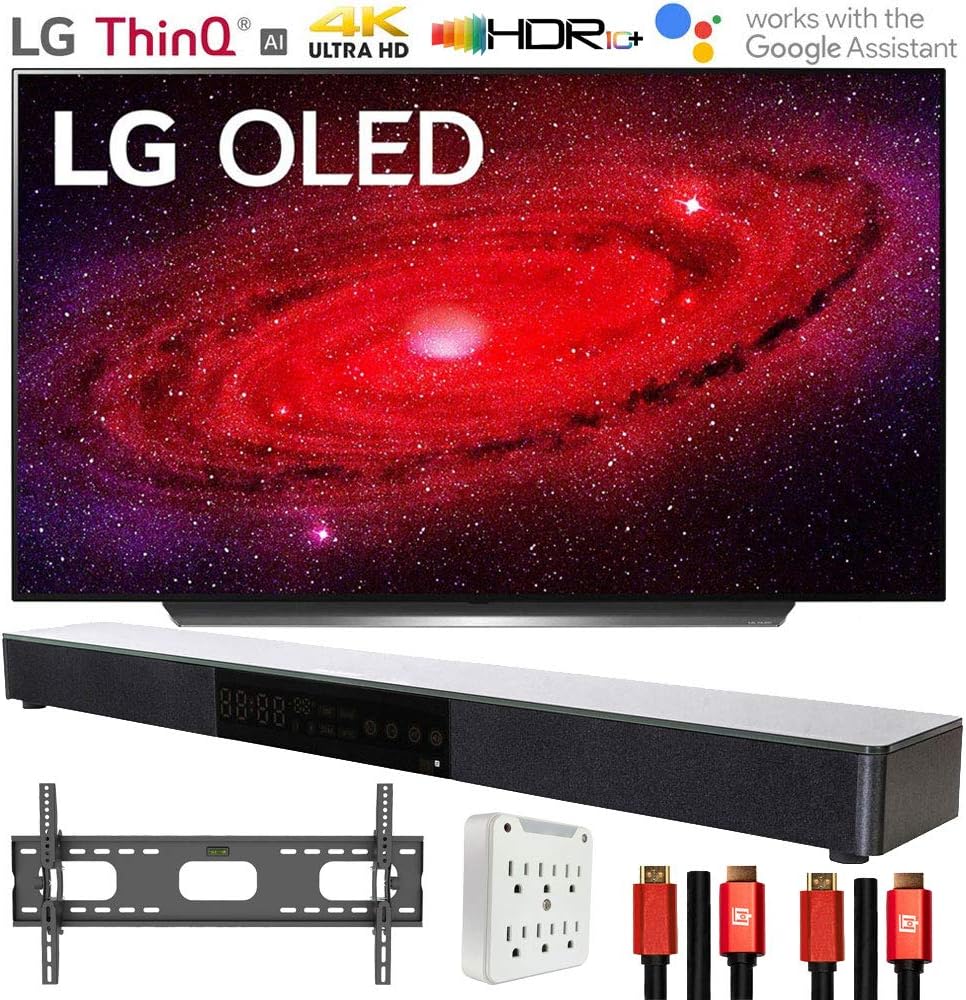 LG E2LGOLED48CXPUA 48" CX 4K OLED TV Soundbar Bundle