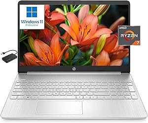 HP 15 Laptop Ryzen 7 5700U 32GB 1TB SSD Windows 11 — main product image