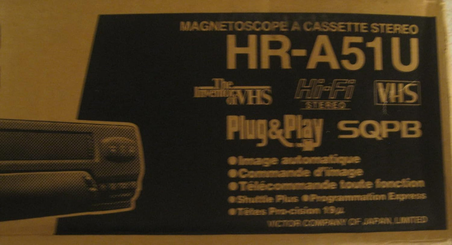 JVC HR-A51U 4-Head Stereo VCR (Renewed)